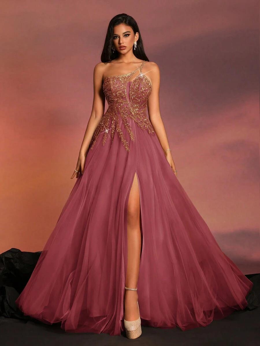 VIPGIRL MAXI SUKIENKA ZDOBIENIE S06__L