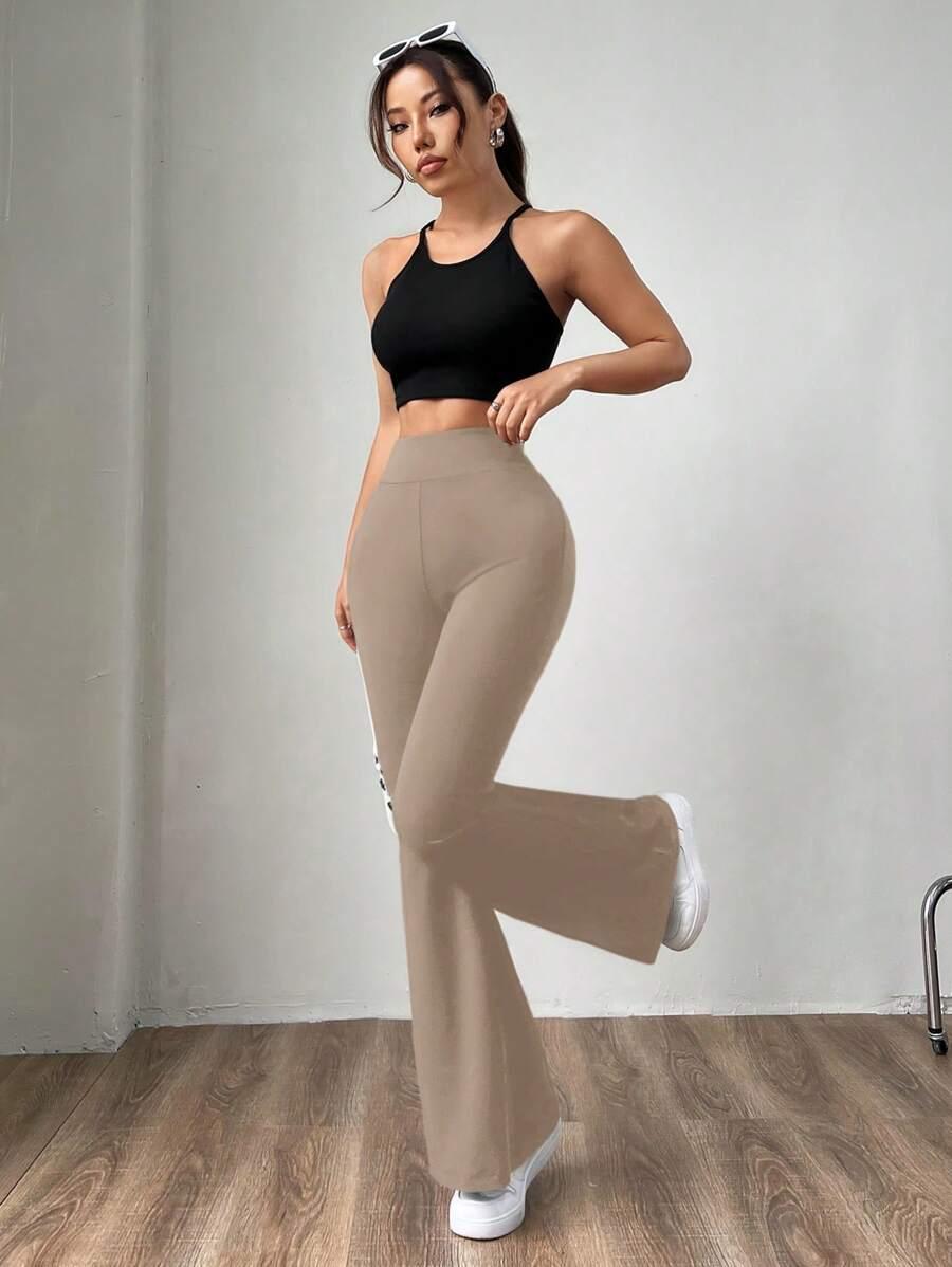 SHEIN SPORTOWE SPODNIE DZWONY PK01__S
