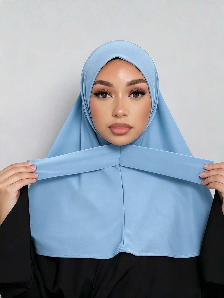SHEIN NIEBIESKA CHUSTA NA GŁOWĘ S07