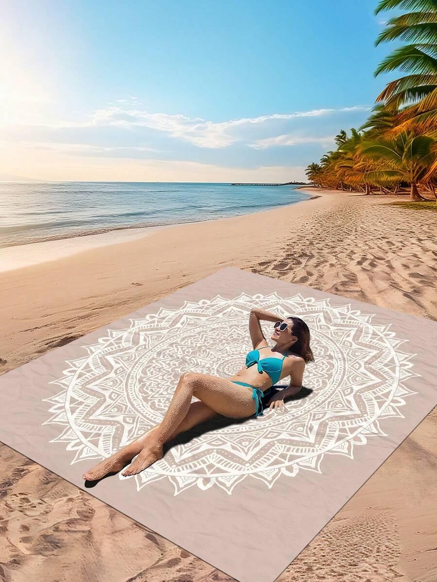 SHEIN KOC PLAŻOWY WZÓR S07__200X240