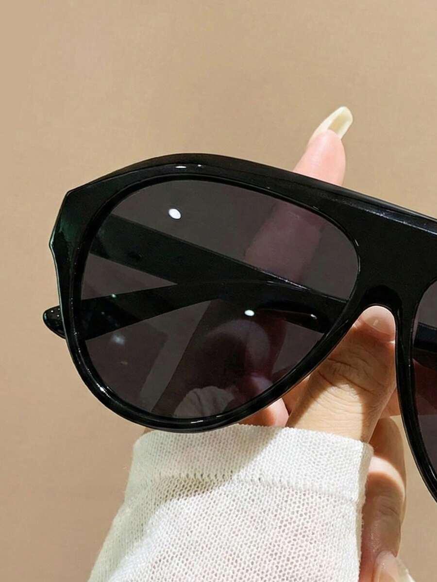 SHEIN CZARNE OKULARY PRZECIWSŁONECZNE S07