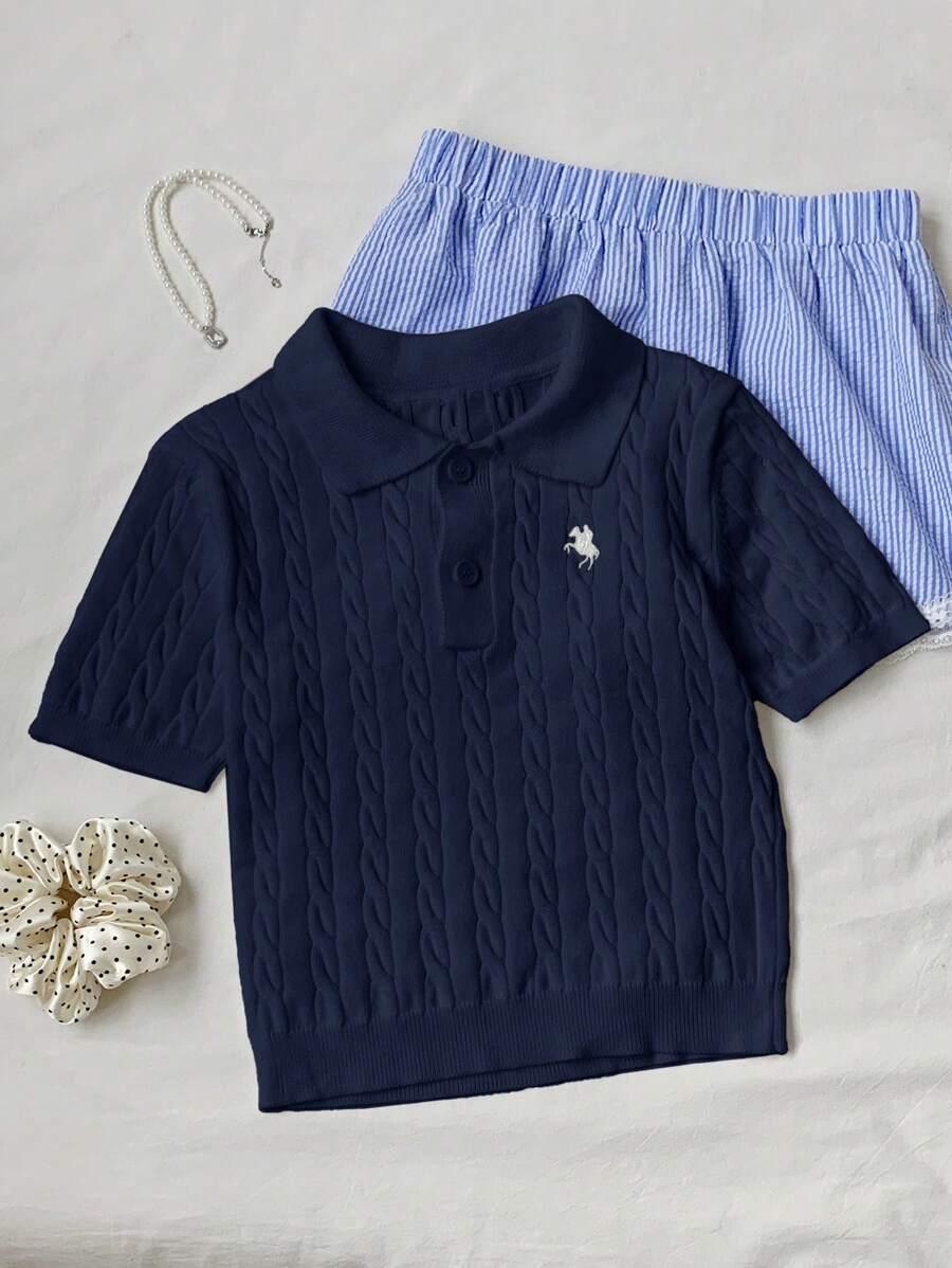 COMFORTCANA DZIANINOWA KOSZULKA POLO SPLOT PK01__S