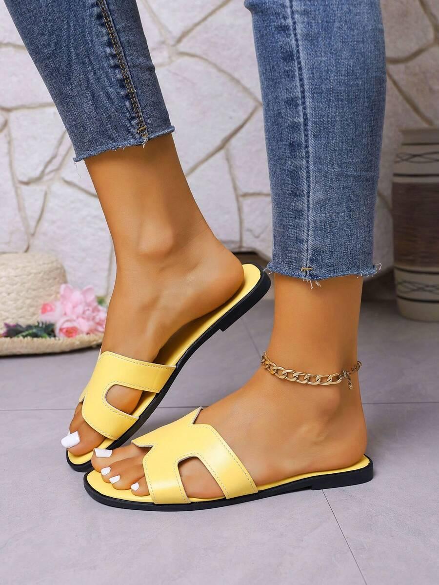 SHEIN ŻÓŁTE KLAPKI CASUAL S06__39,5