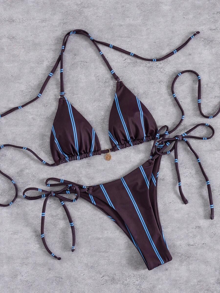 SHEIN DWUCZĘŚCIOWY STRÓJ KĄPIELOWY S09__XS
