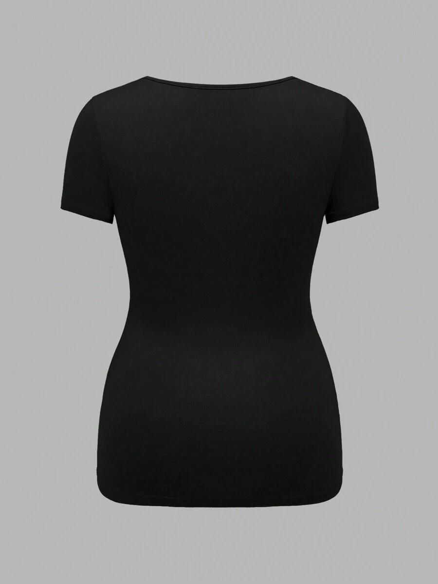 SHEIN CIĄŻOWA BLUZKA KRÓTKI RĘKAW 3-PACK S06__XL