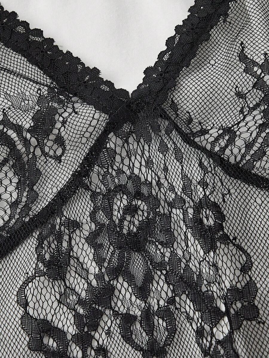 SHEIN SUKIENKA MINI KORONKA S09__XL