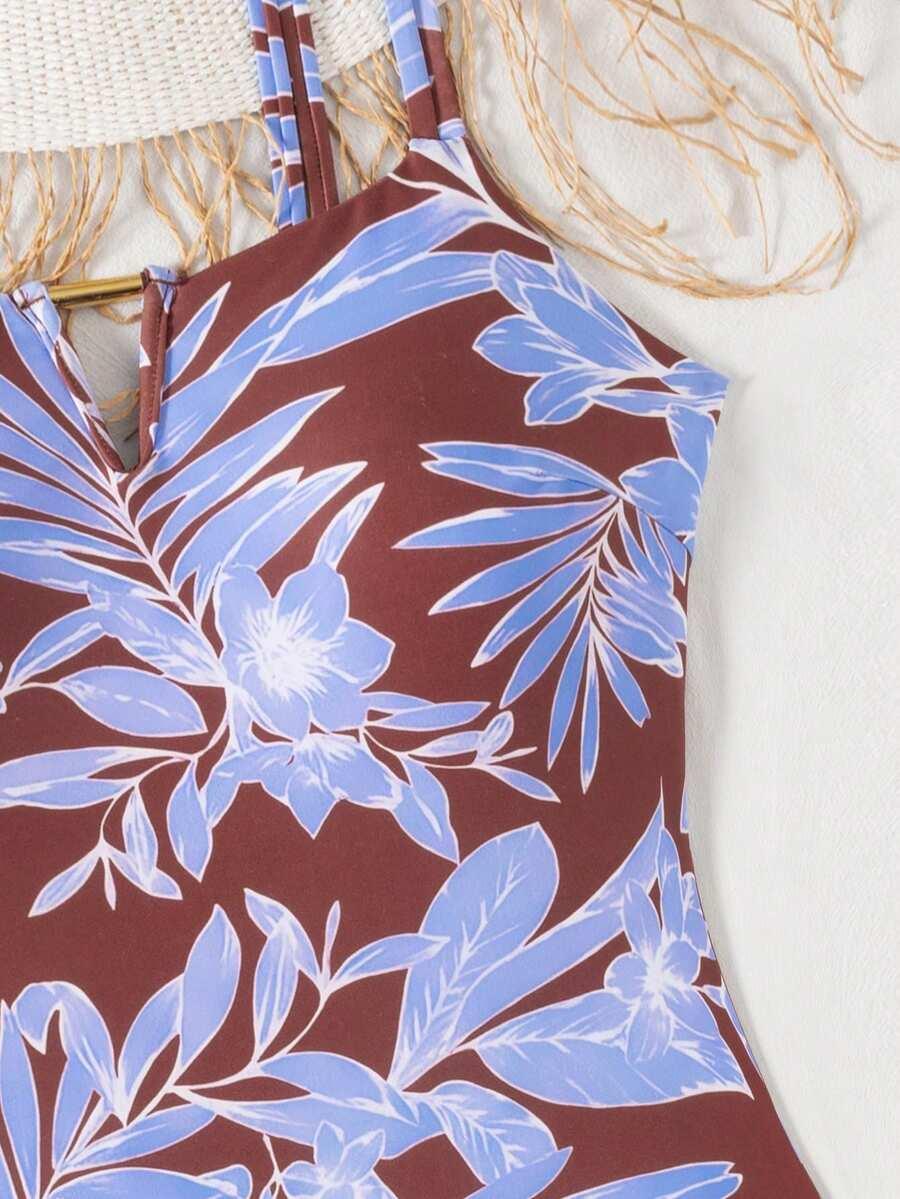 SHEIN JEDNOCZĘŚCIOWY STRÓJ KĄPIELOWY S09__L