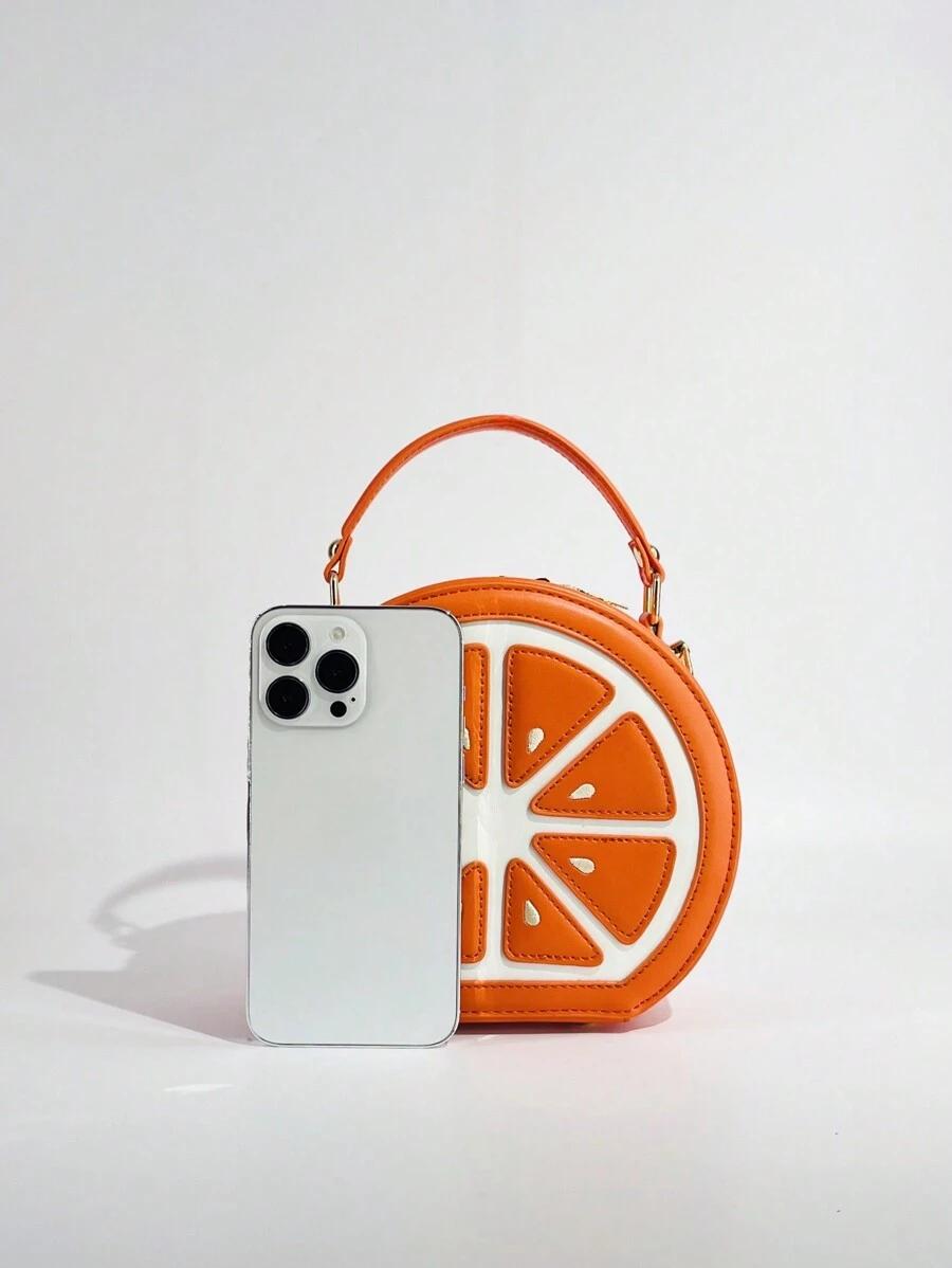 SHEIN POMARAŃCZOWA TOREBKA NA RAMIĘ S07__18X17