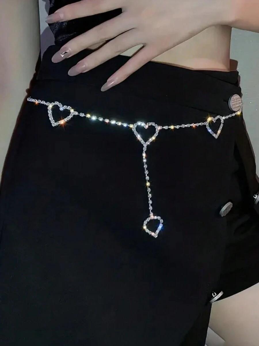 SHEIN SREBRNY PASEK SERCA S07__105