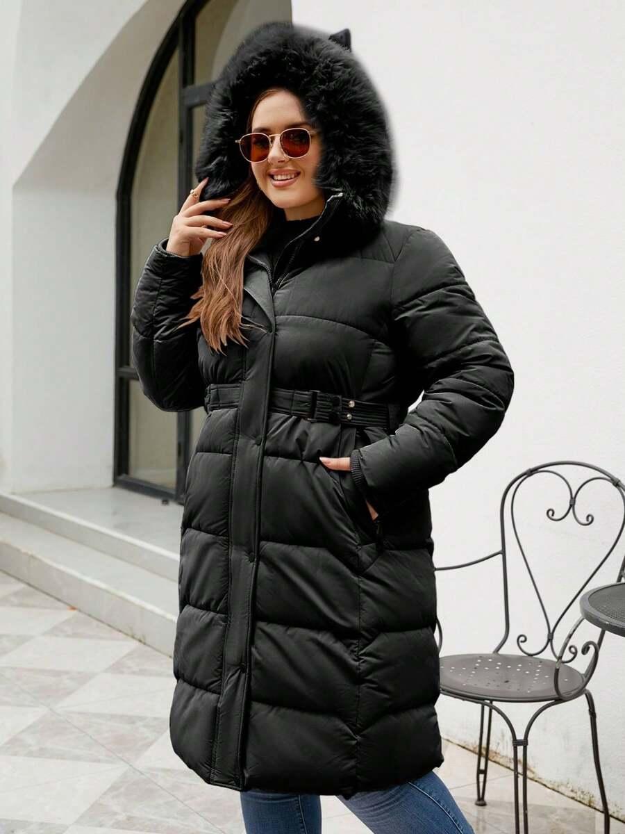 SHEIN CZARNA PIKOWANA KURTKA ZAMEK W01__54