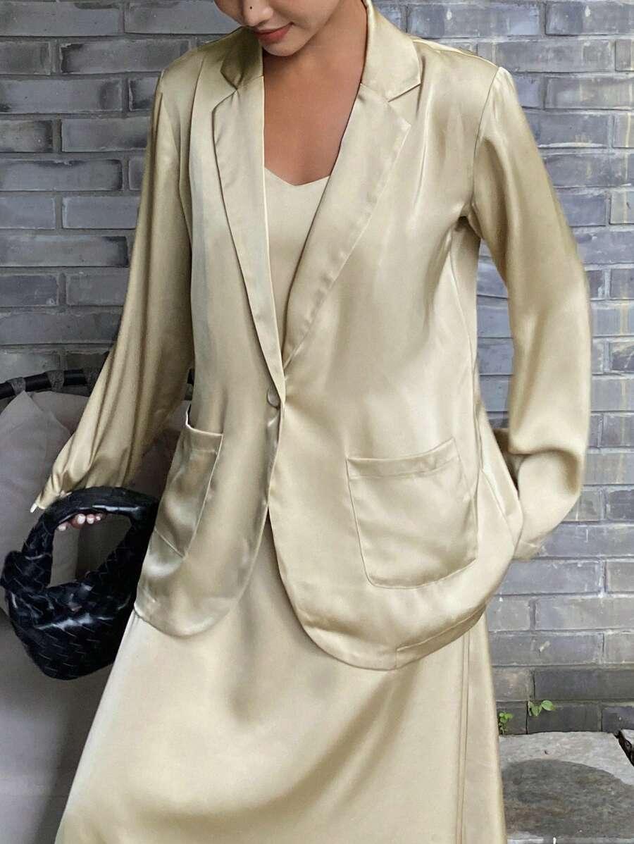 SHEIN KOMPLET SUKIENKA KOSZULA S06__S