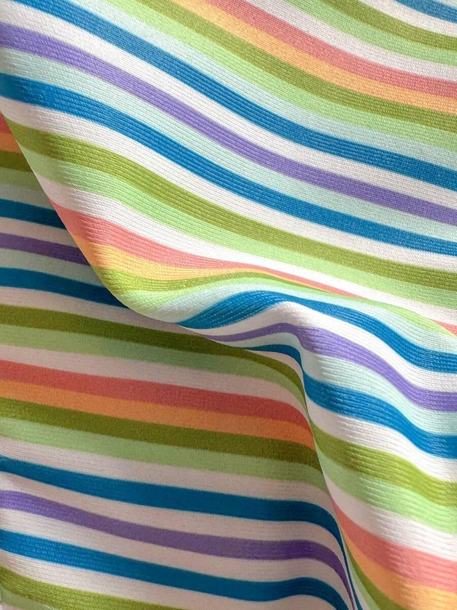 SHEIN STRÓJ KĄPIELOWY DWUCZĘŚCIOWY PASKI S09__152-158