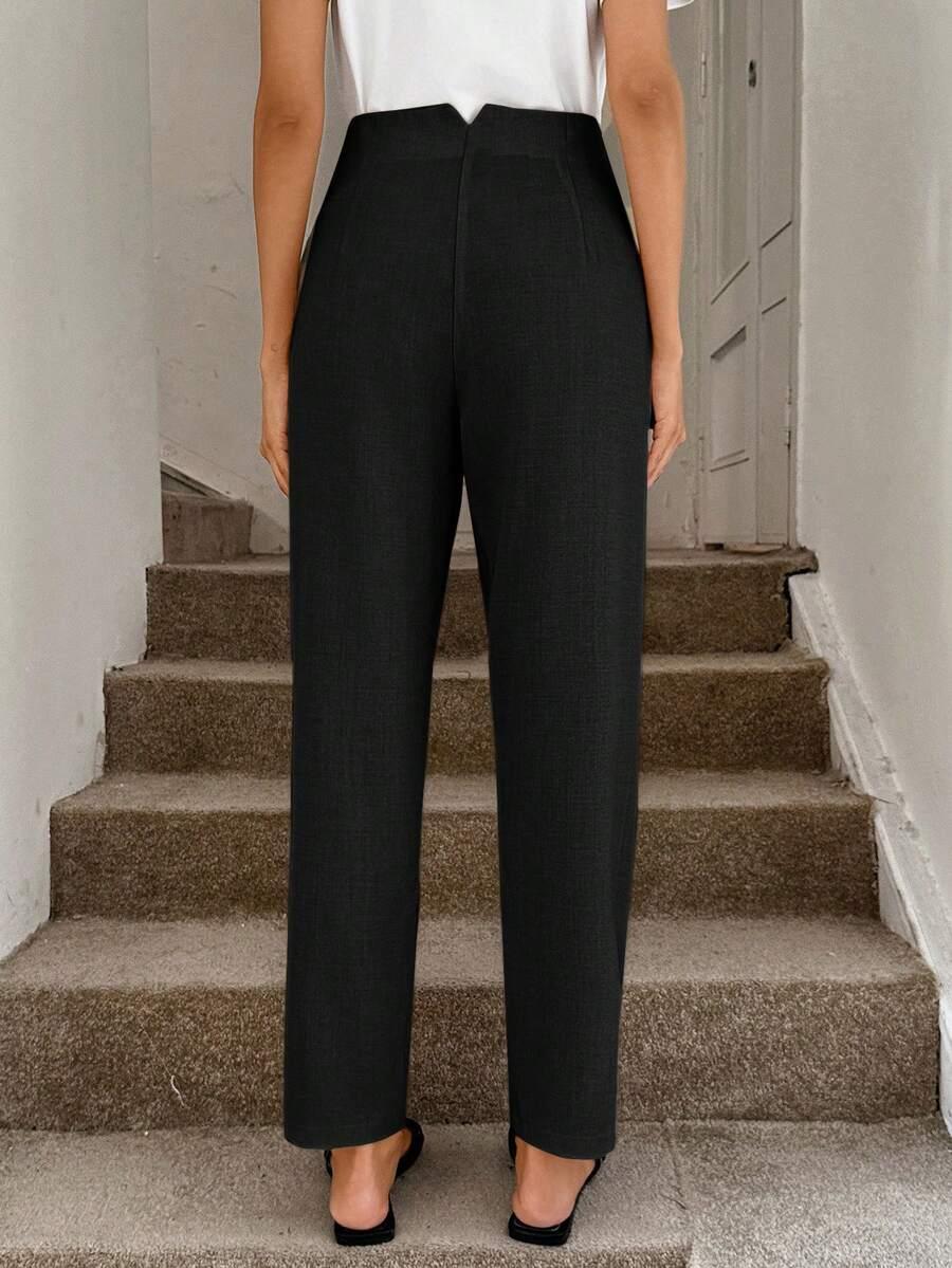 SHEIN CZARNE ELEGANCKIE SPODNIE S06__XL