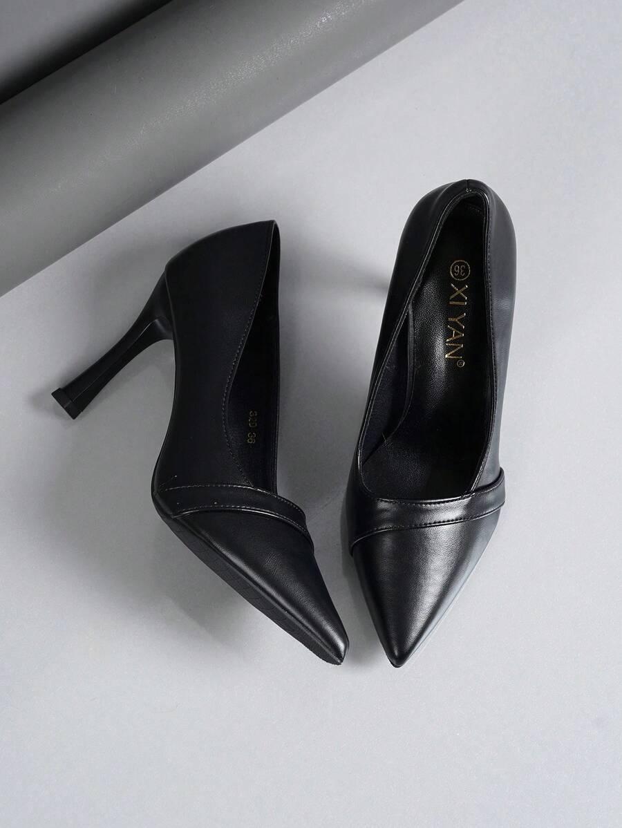 SHEIN CZARNE KLASYCZNE CZÓŁENKA OBCAS S06__37,5