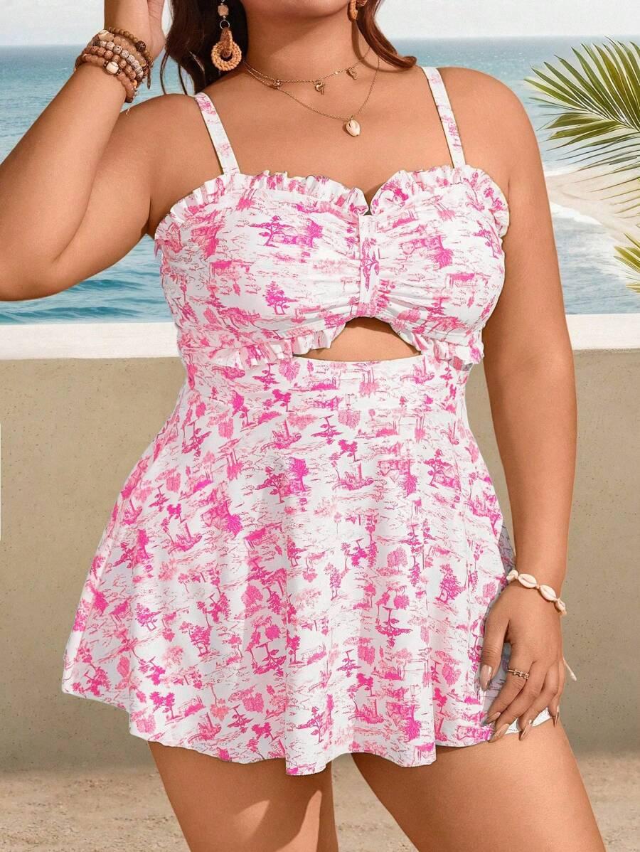 SHEIN DWUCZĘŚCIOWY STRÓJ KĄPIELOWY WZÓR S06__52