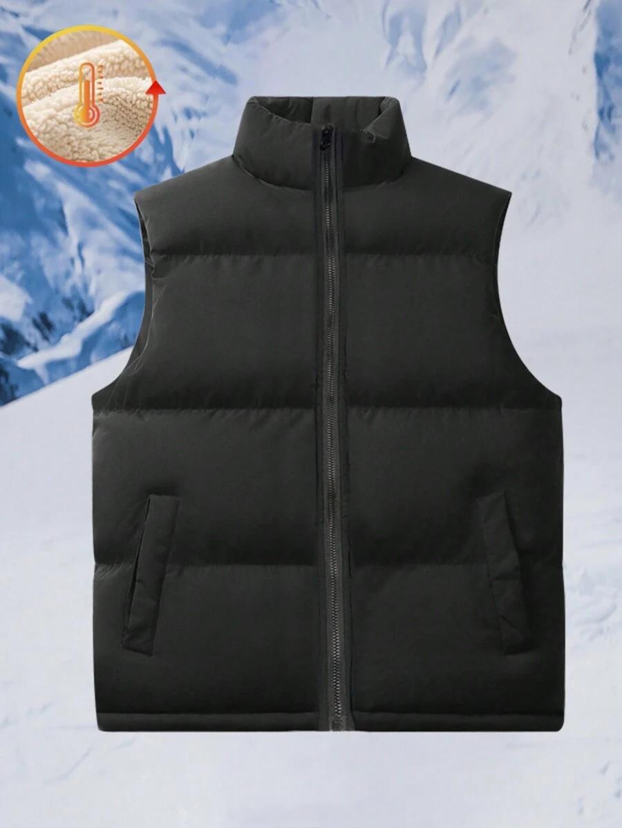 SHEIN CZARNA PIKOWANA KAMIZELKA ZAMEK W01__146-152CM