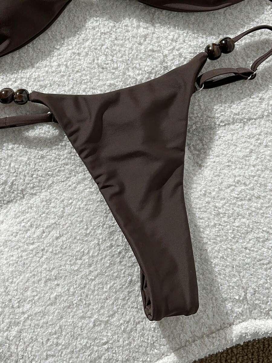 SWIM MOD BRĄZOWY STRÓJ KĄPIELOWY DWUCZĘŚCIOWY S09__S