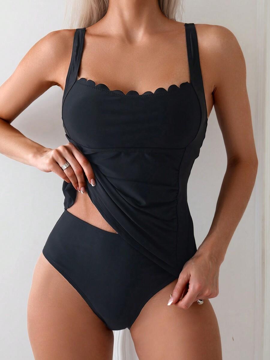 SHEIN DWUCZĘŚCIOWY STRÓJ KĄPIELOWY S09__L