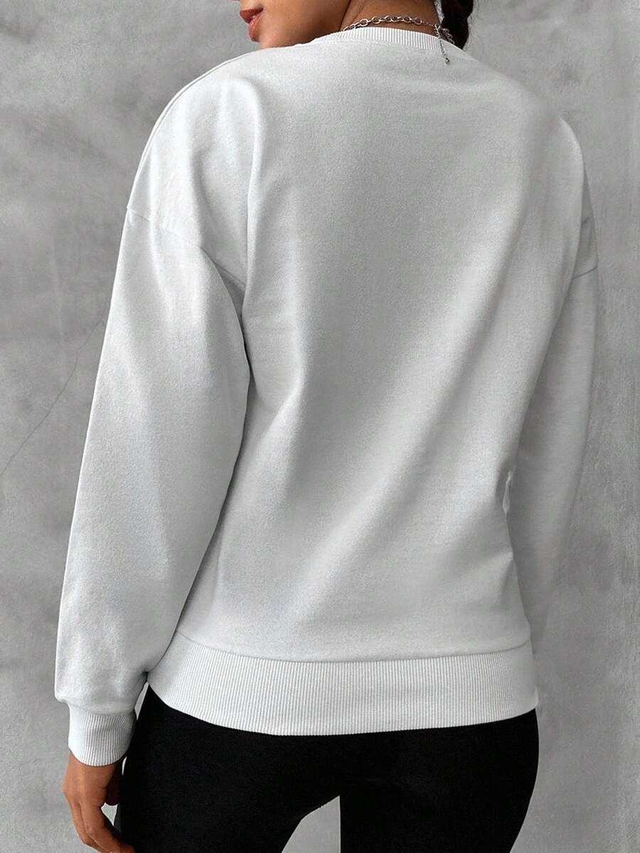EURMUSE BIAŁA BLUZA BASIC S06__L