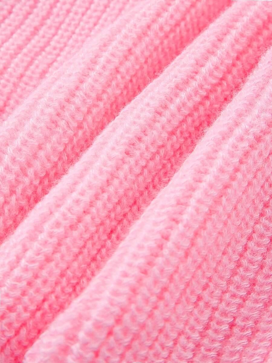 SHEIN RÓŻOWY SWETER BEZ RĘKAWÓW S06__M
