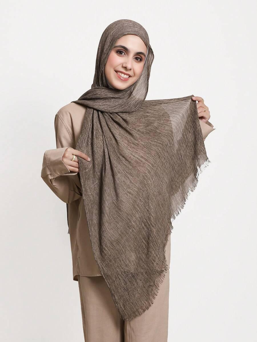 SHEIN SZARA CHUSTA HIDŻAB S07