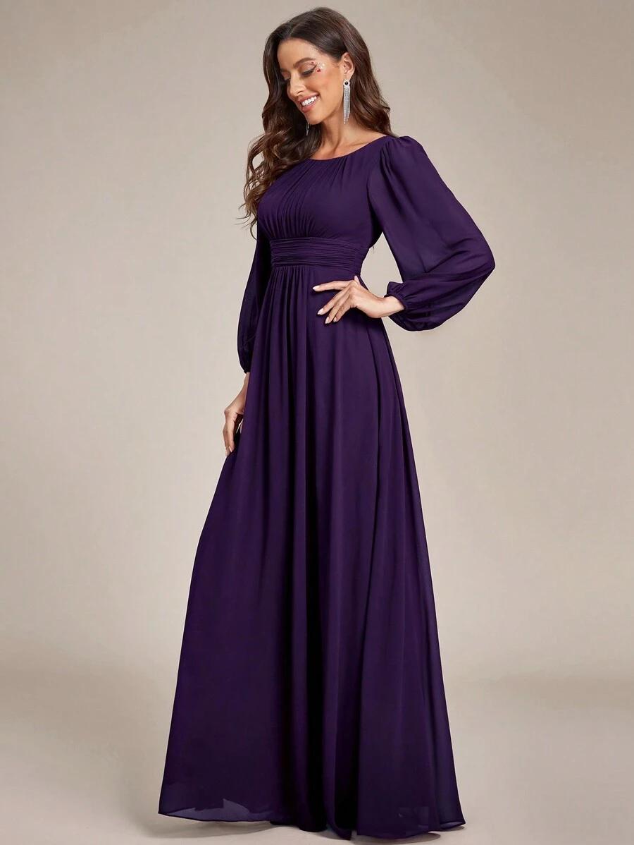 EVERPRETTY FIOLETOWA MAXI SUKIENKA S06__M