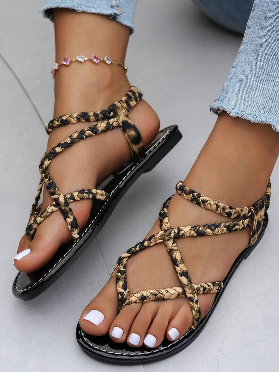 SHEIN SANDAŁY ANIMAL PRINT S06__38