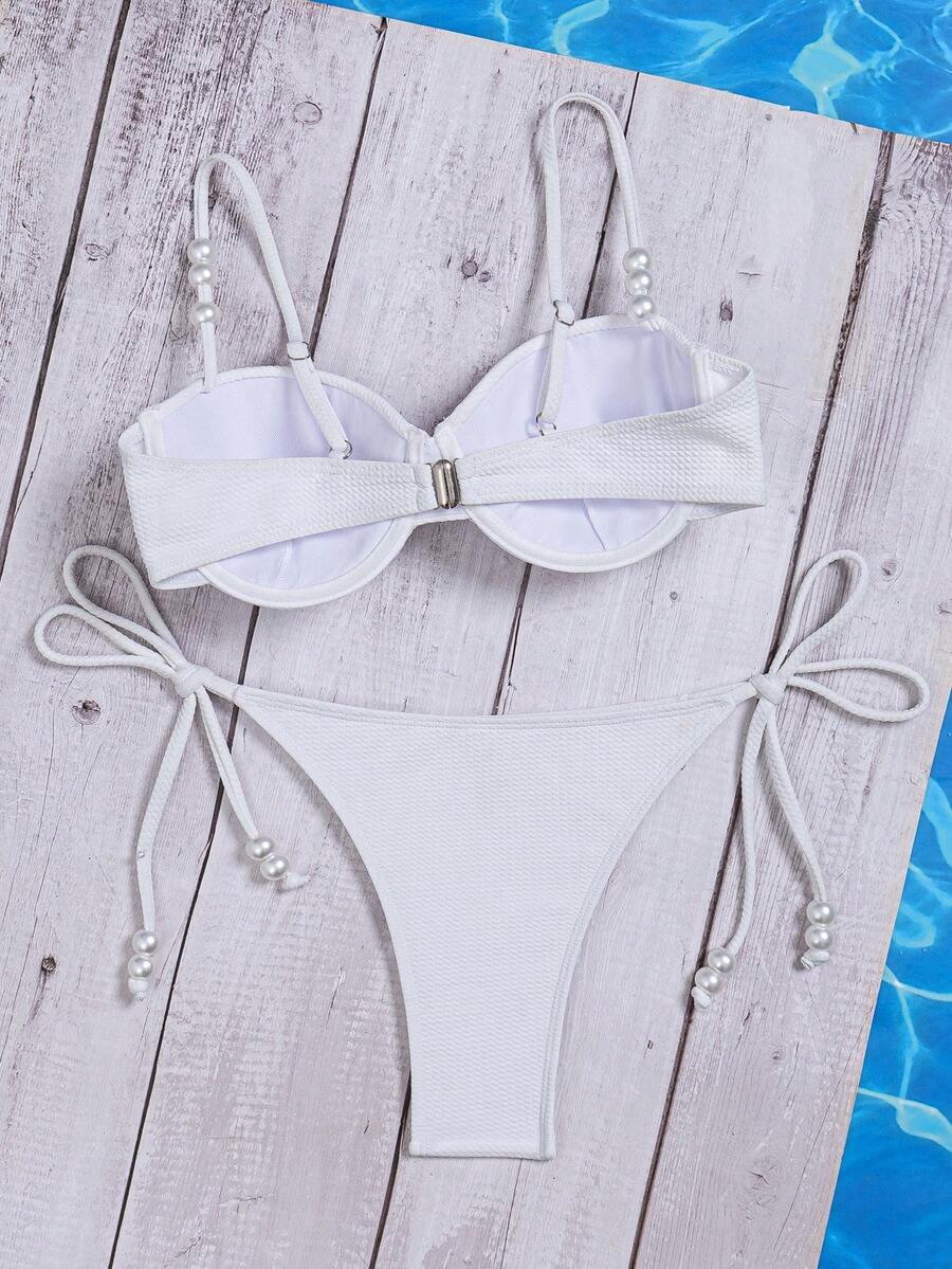 SHEIN DWUCZĘŚCIOWY STRÓJ KĄPIELOWY S09__M