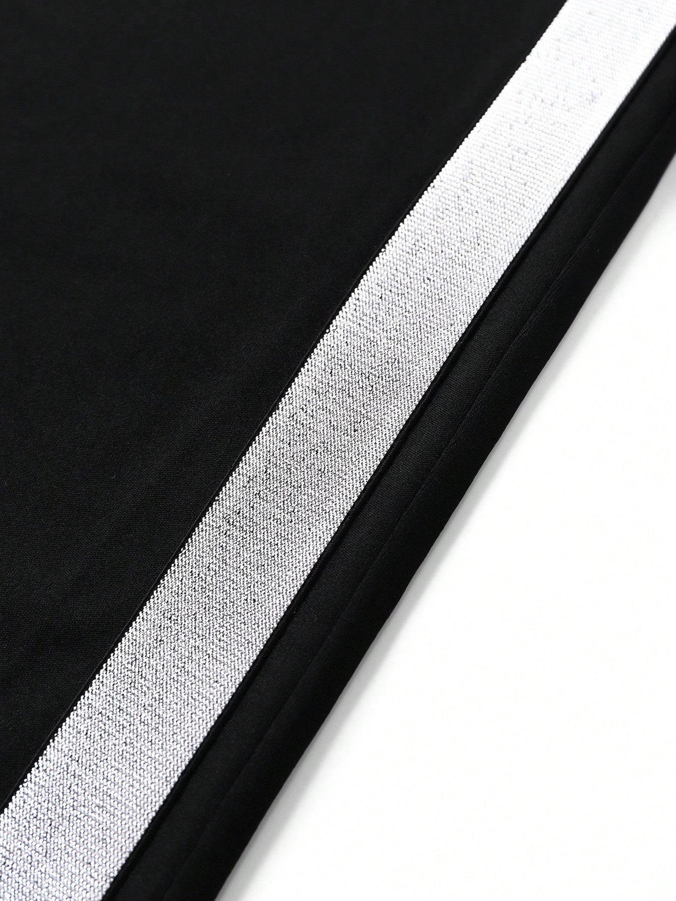 SHEIN CZARNE SPODNIE DRESOWE S06__XXL