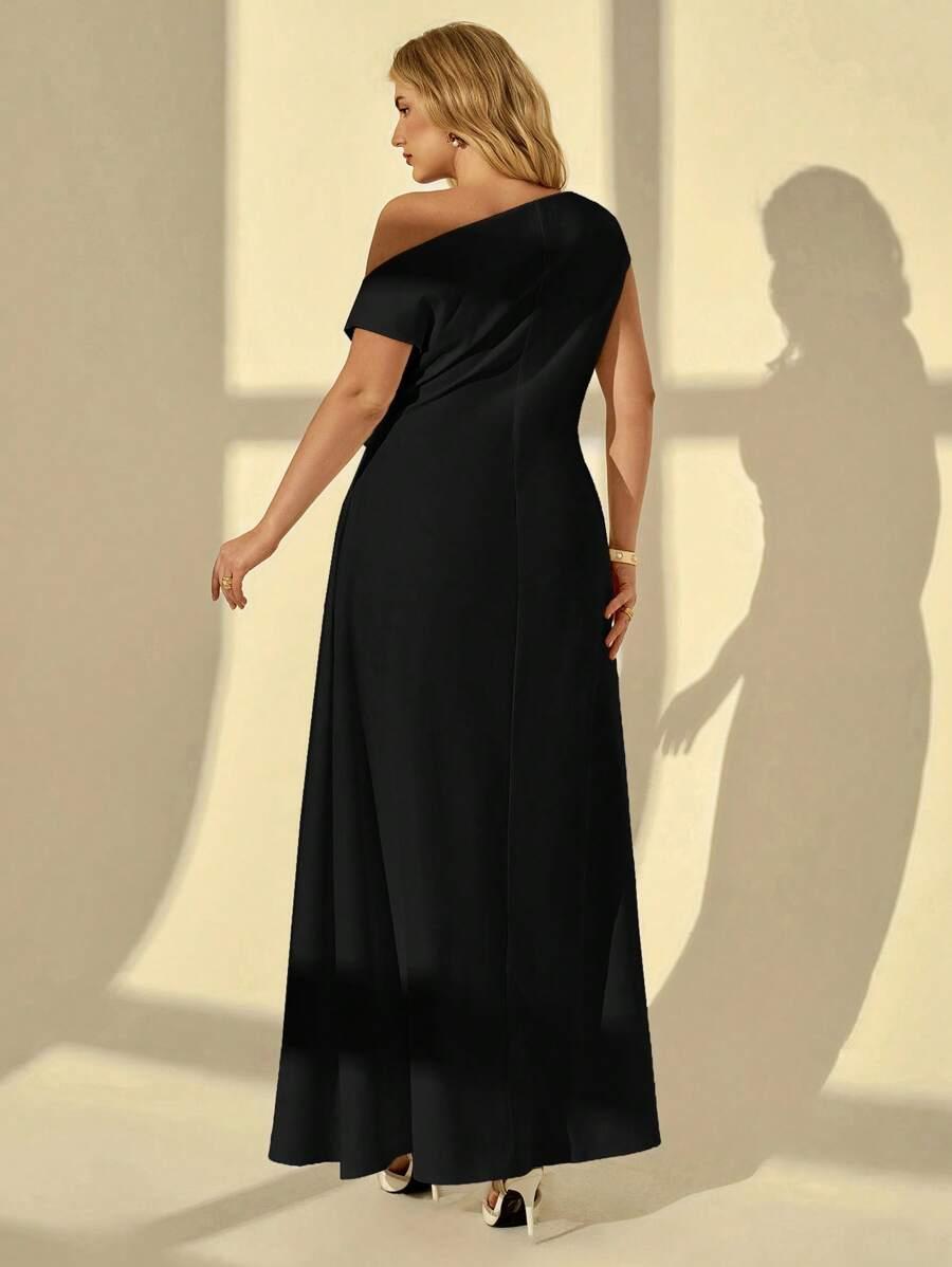 SHEIN CZARNA MAXI SUKIENKA S06__48