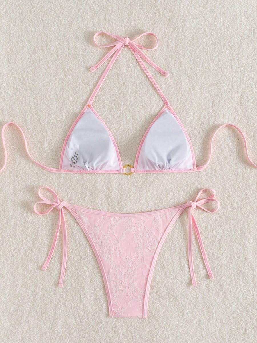 SHEIN DWUCZĘŚCIOWY STRÓJ KĄPIELOWY S09__M