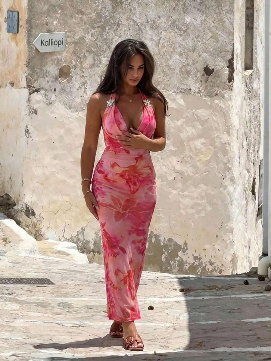 SHEIN DWUCZĘŚCIOWY STRÓJ KĄPIELOWY SUKIENKA KOMPLET S09__L
