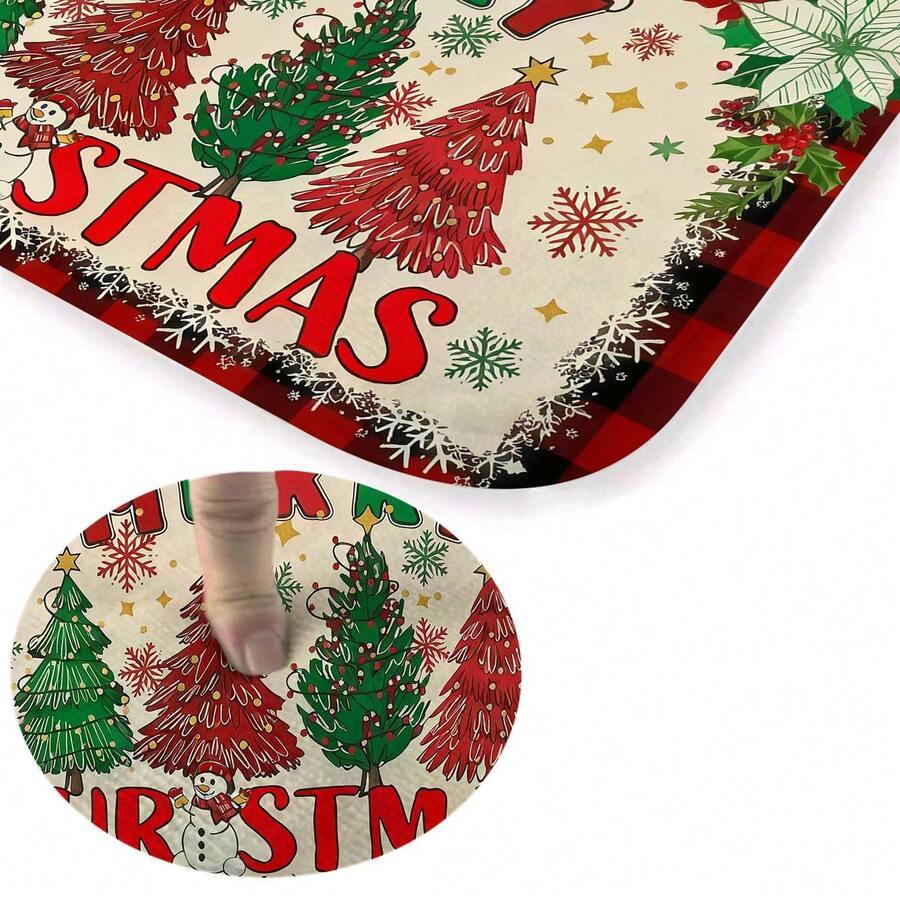 SHEIN DYWAN MATA KUCHENNA MOTYW ŚWIĄTECZNY BDD__40X60CM