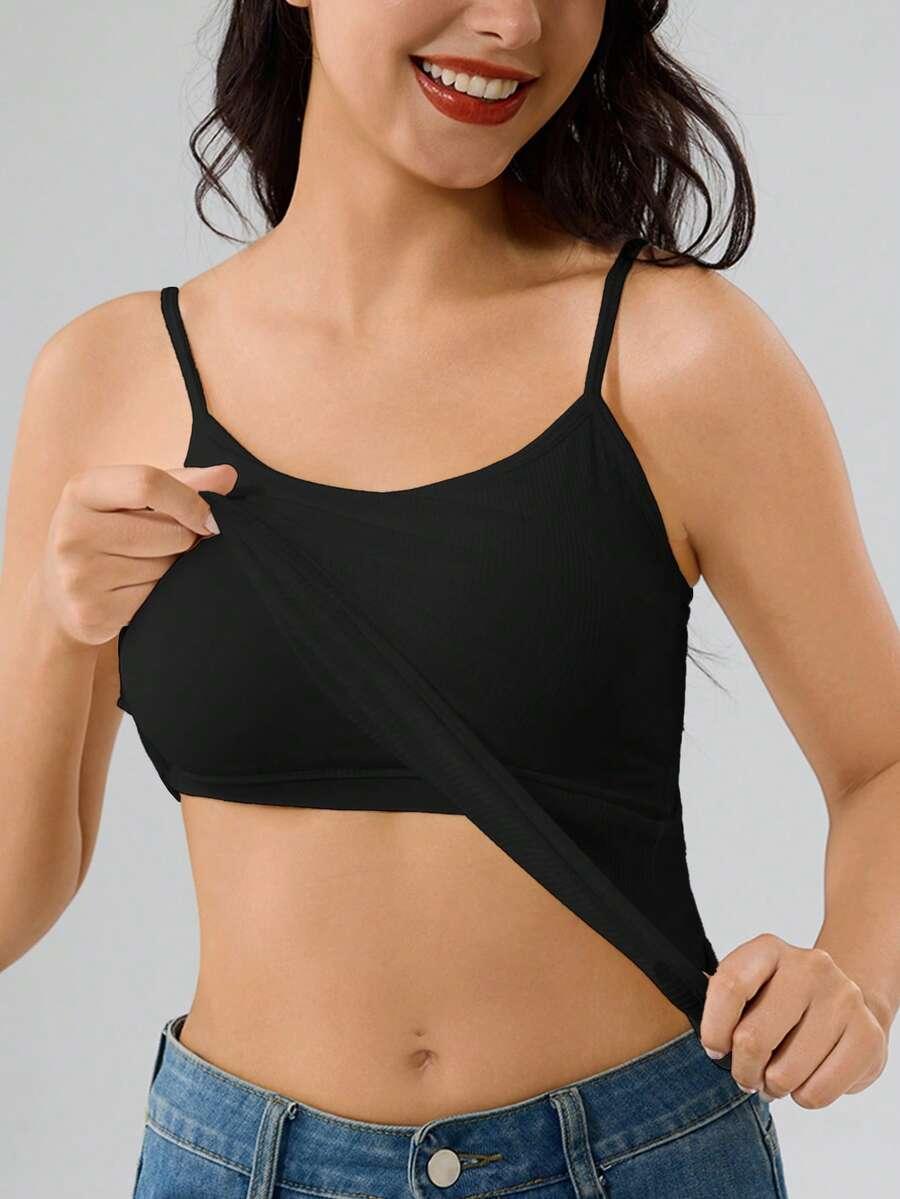 SHEIN TOP NA RAMIĄCZKACH 3-PACK S06__XXS