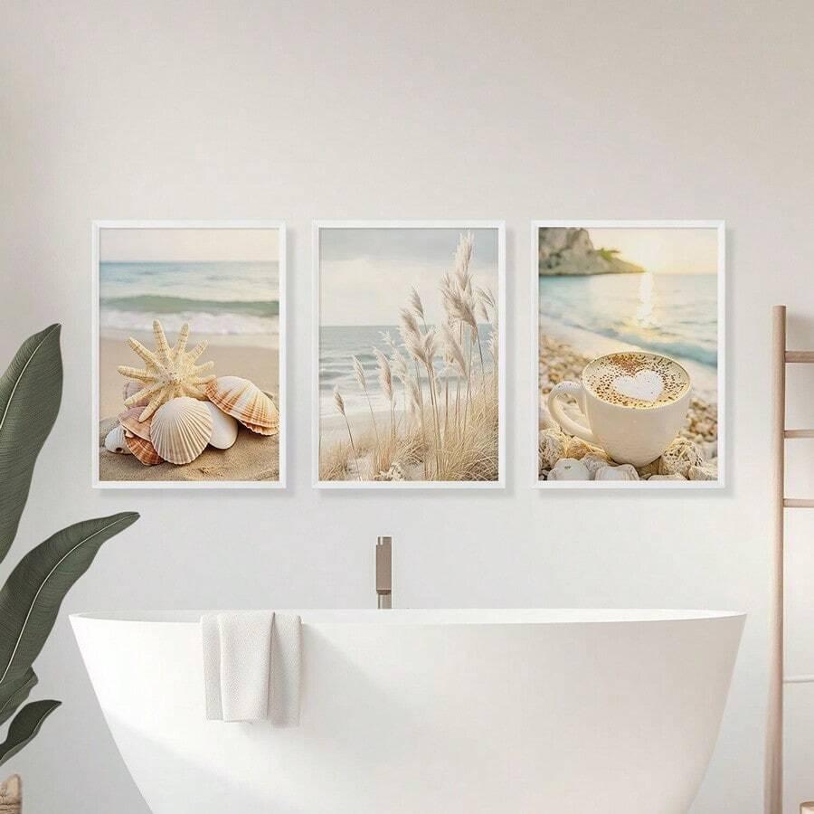 SHEIN OBRAZ PLAKAT NA ŚCIANĘ 3-PACK S07__50X70