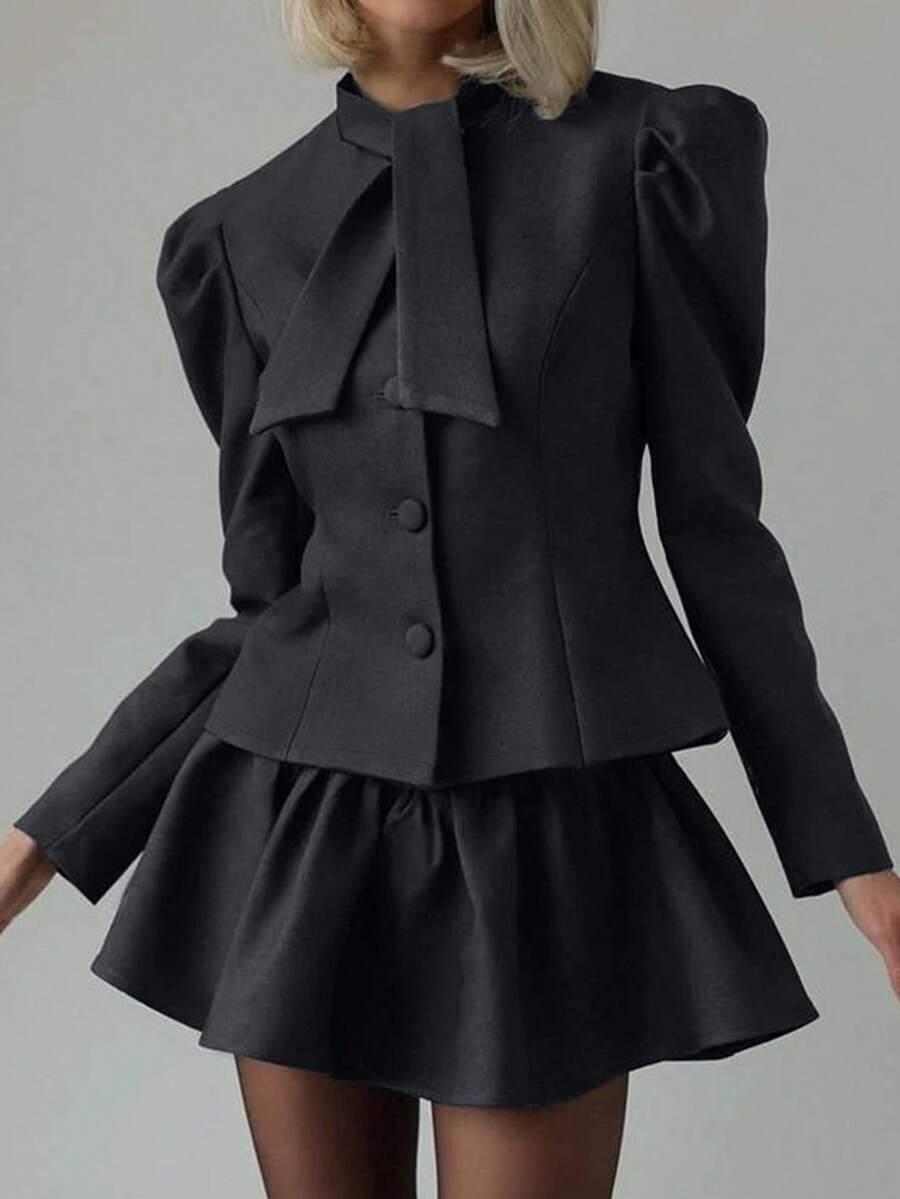SHEIN SPÓDNICA BLUZKA KOMPLET S06__XS
