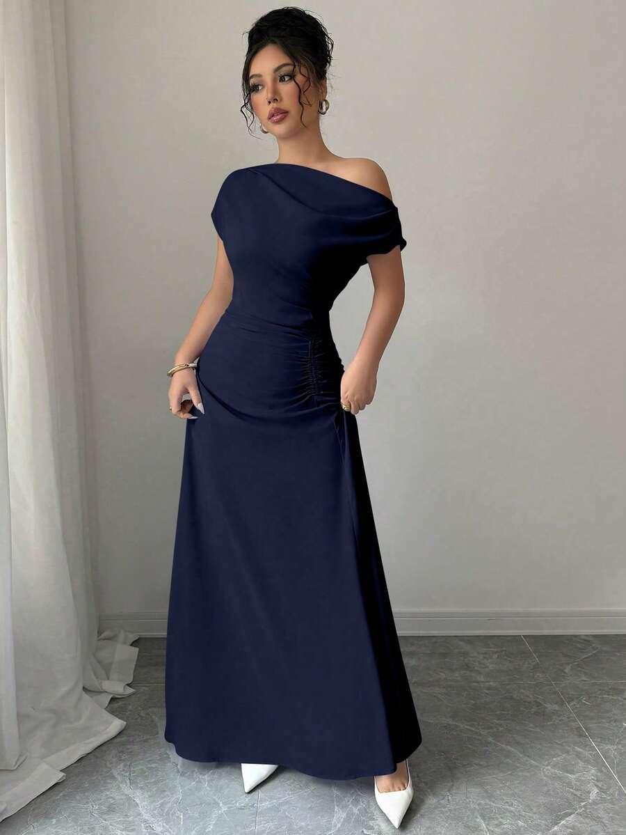 ELENZGA NIEBIESKA MAXI SUKIENKA S06__M