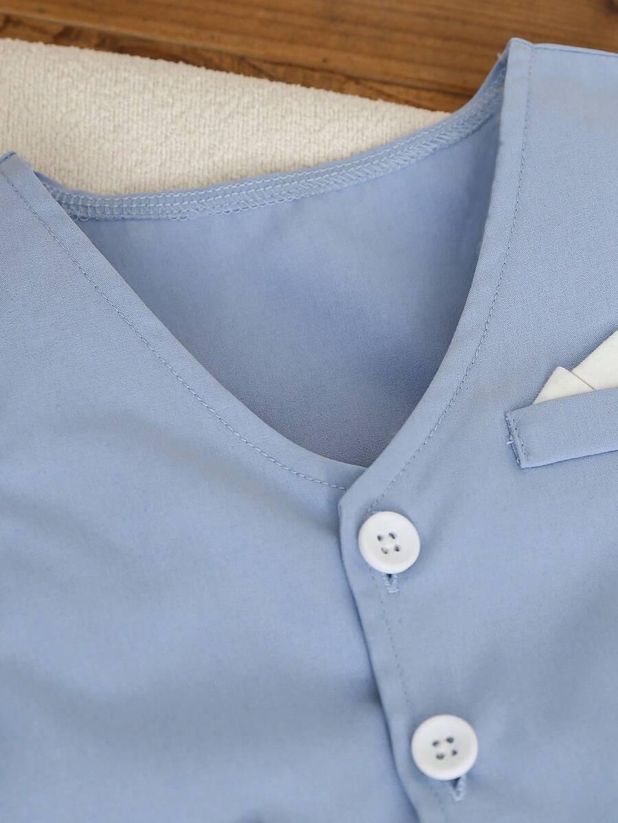SHEIN SPODNIE KAMIZELKA KOMPLET S06__68-74