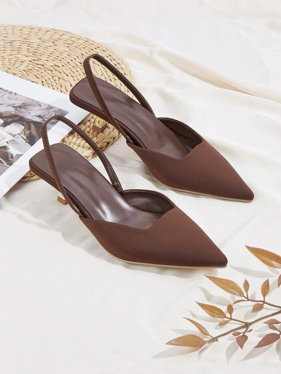SHEIN BRĄZOWE CZÓŁENKA SZPIC S06__39