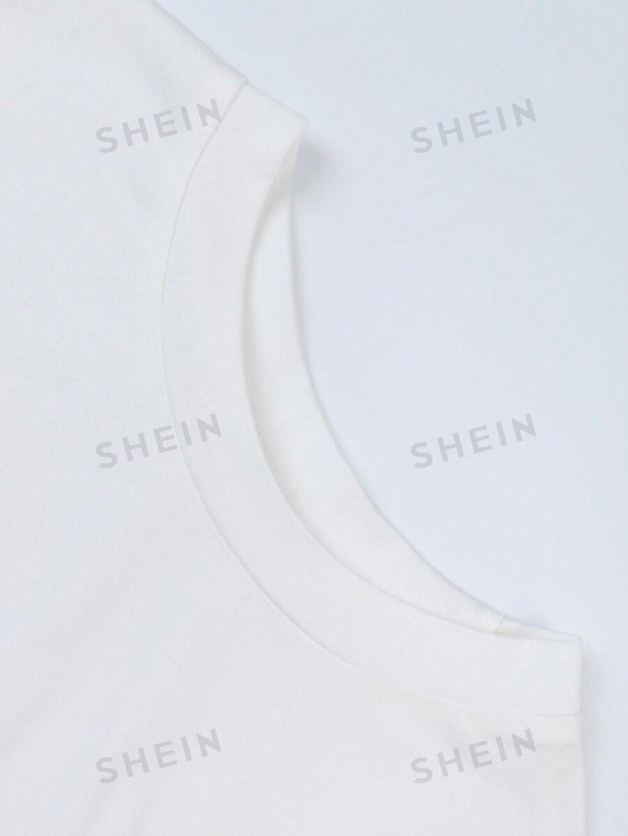SHEIN BLUZKA Z KRÓTKIM RĘKAWEM 3-PACK S06__S