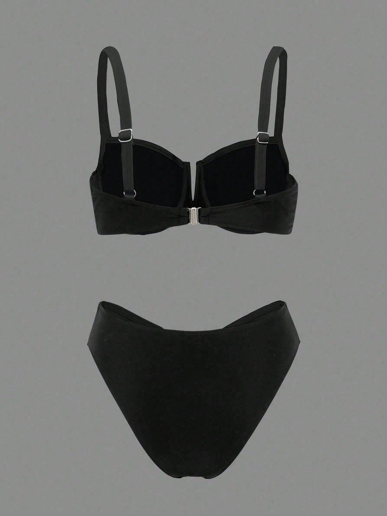 SHEIN DWUCZĘŚCIOWY STRÓJ KĄPIELOWY S09__38D