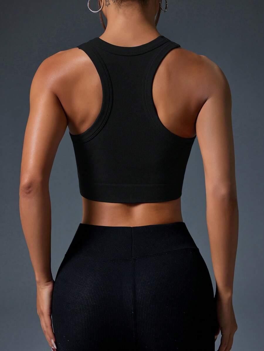 EASSIVO CZARNY TOP SPORTOWY S06__M