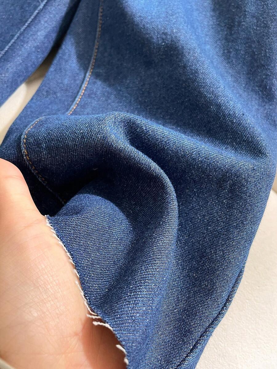 SHEIN NIEBIESKIE SPODNIE JEANS