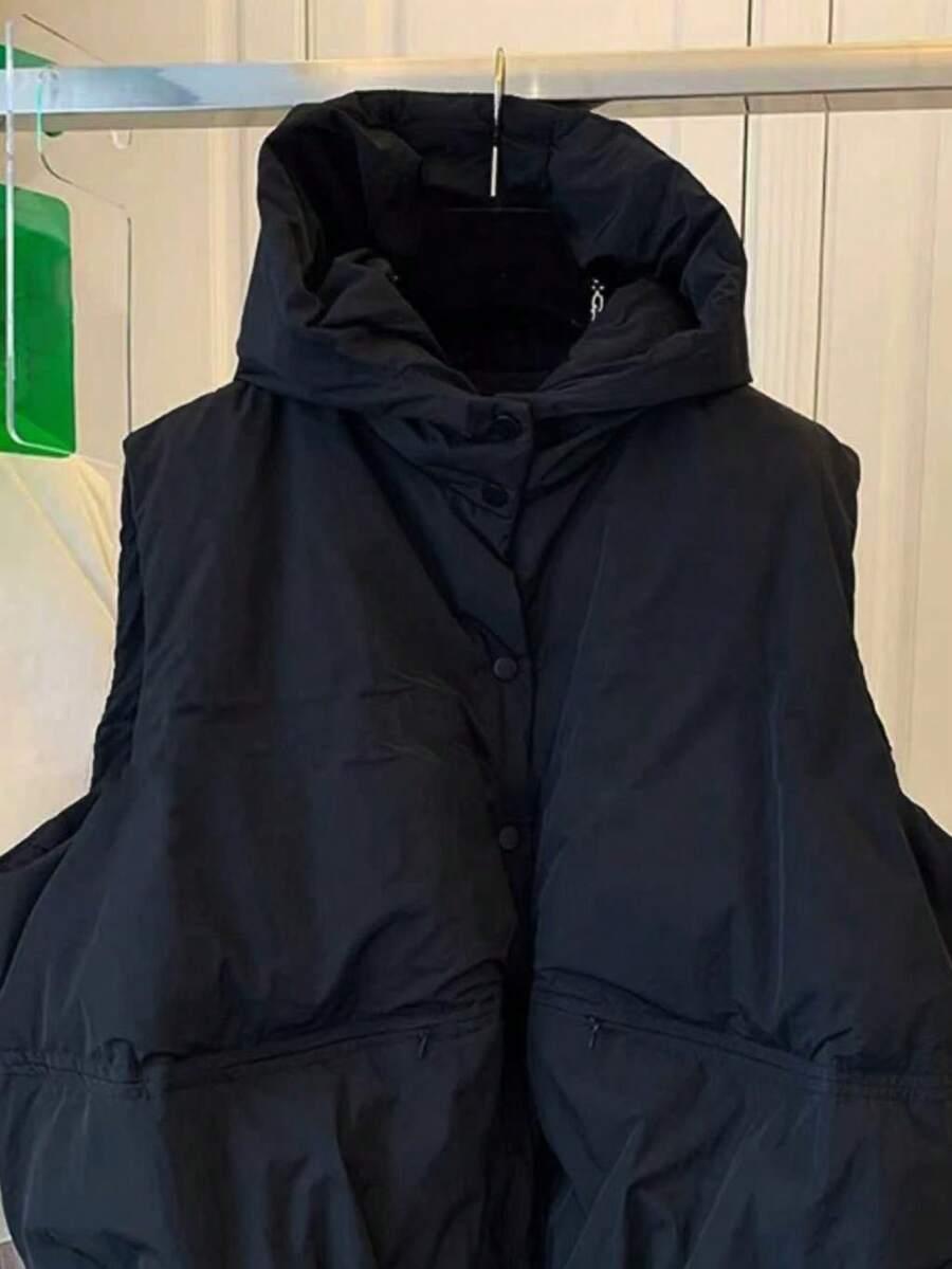 SHEIN CZARNA PIKOWANA KAMIZELKA S06__XXL
