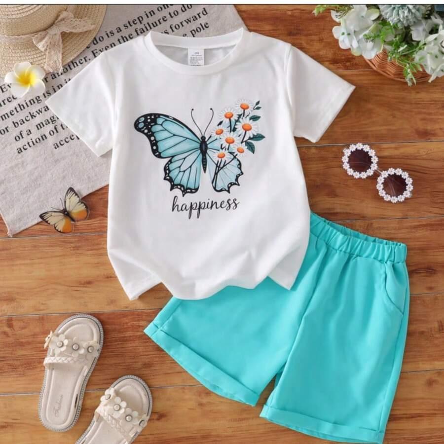 SHEIN BLUZKA SPODENKI KOMPLET S06__110