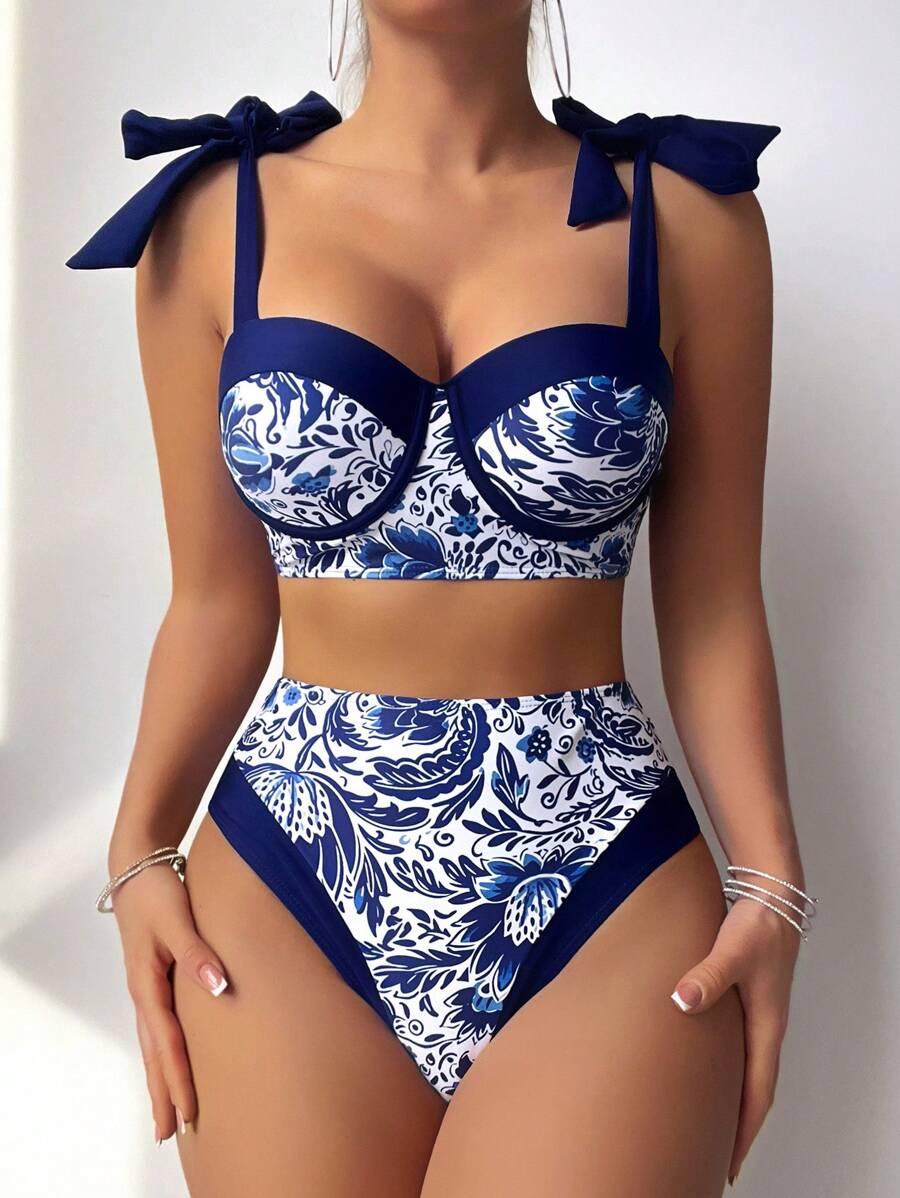 SHEIN STRÓJ KĄPIELOWY WZÓR S09__S