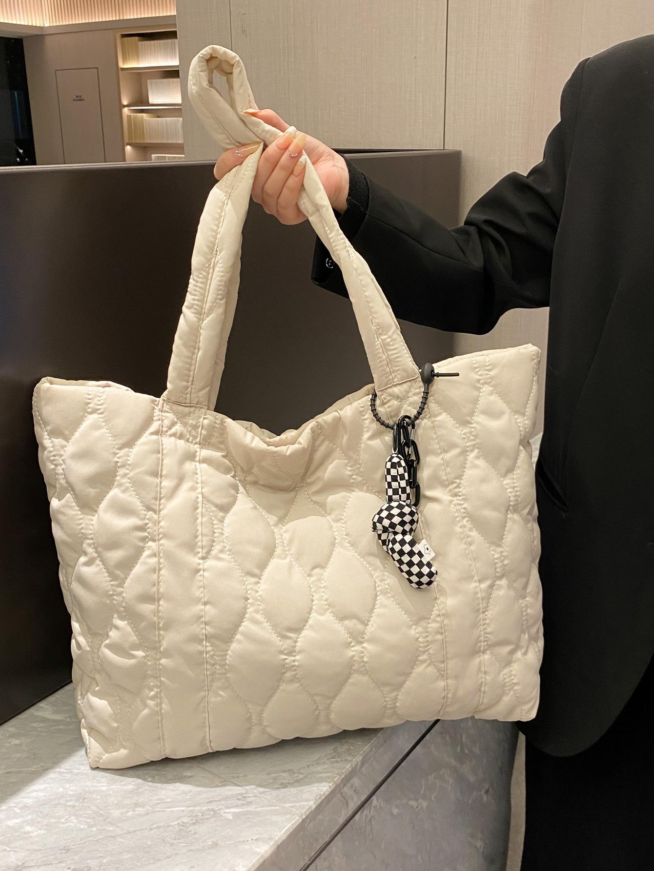 SHEIN BEŻOWA TOREBKA NA RAMIĘ S07__50X16X32