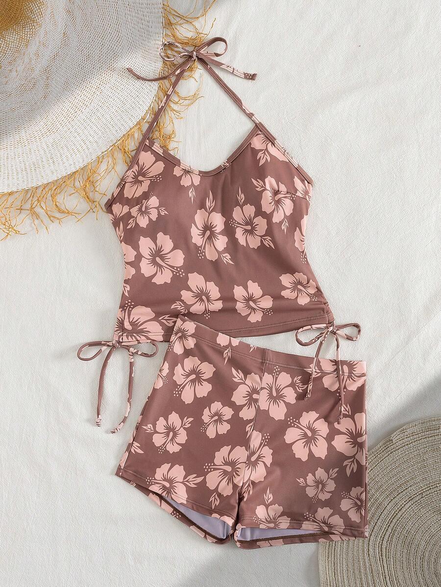 SHEIN DWUCZĘŚCIOWY STRÓJ KĄPIELOWY S06__XS