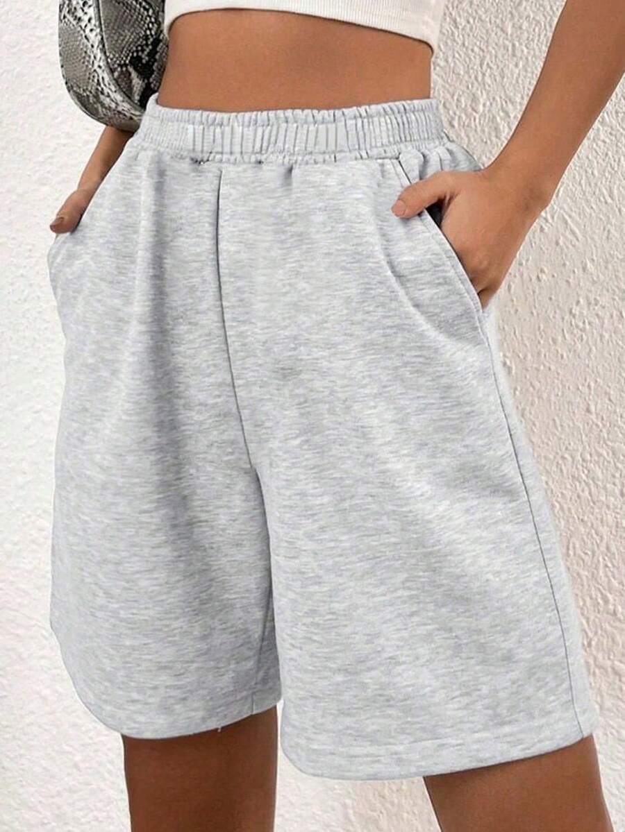 SHEIN SZARE SPODENKI DRESOWE S06__122/128