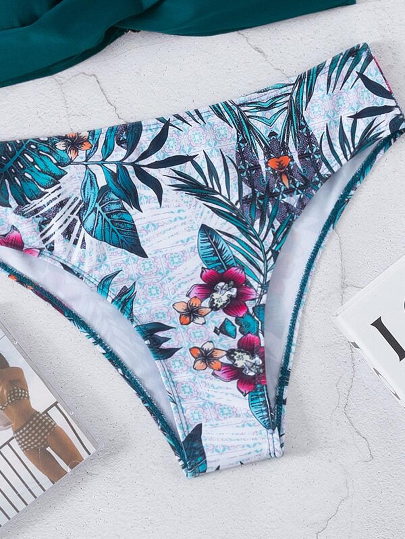 SHEIN DWUCZĘŚCIOWY STRÓJ KĄPIELOWY S09__L